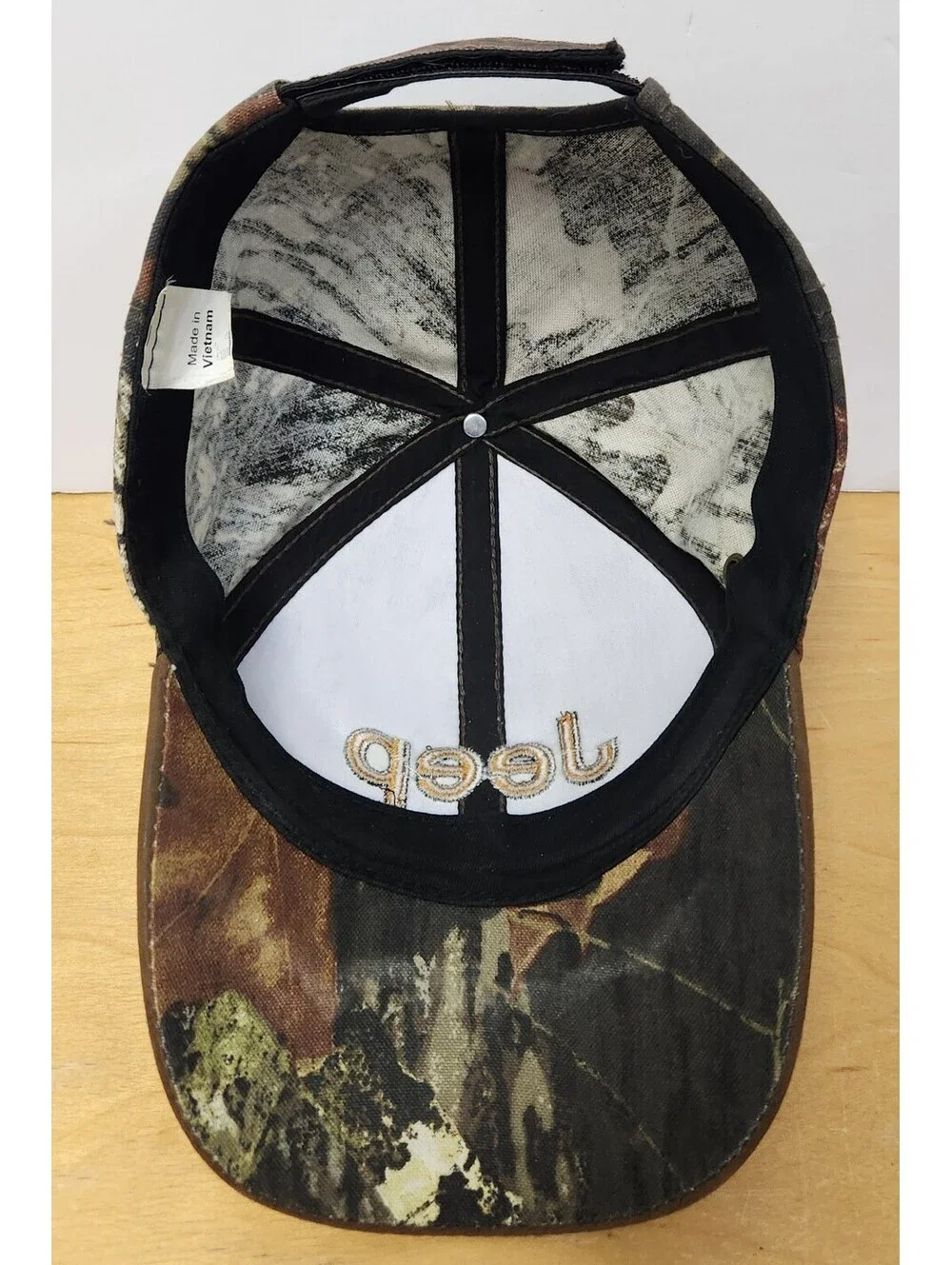 Vintage Jeep x Mossy Oak Field Staff Camouflage Hat Adjustable Baseball Cap